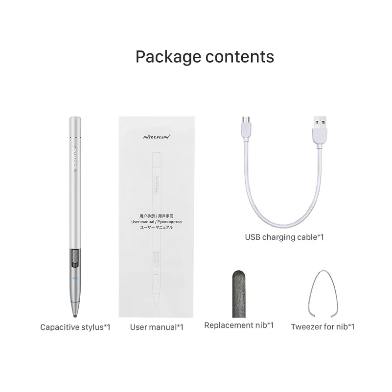 

NILLKIN Stylus Pen High Quality Capacitive Universal Stylus Pen Touch Screen Stylus Pencil for Apple iPad for Samsung Tablet