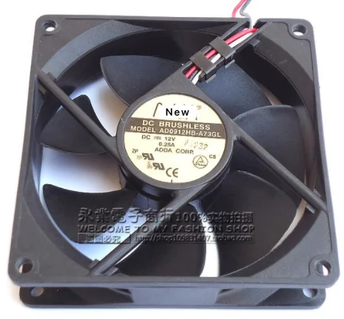 

For ADDA AD0912HB-A73GL DC 12V 0.25A 90x90x25mm Server Cooling Fan