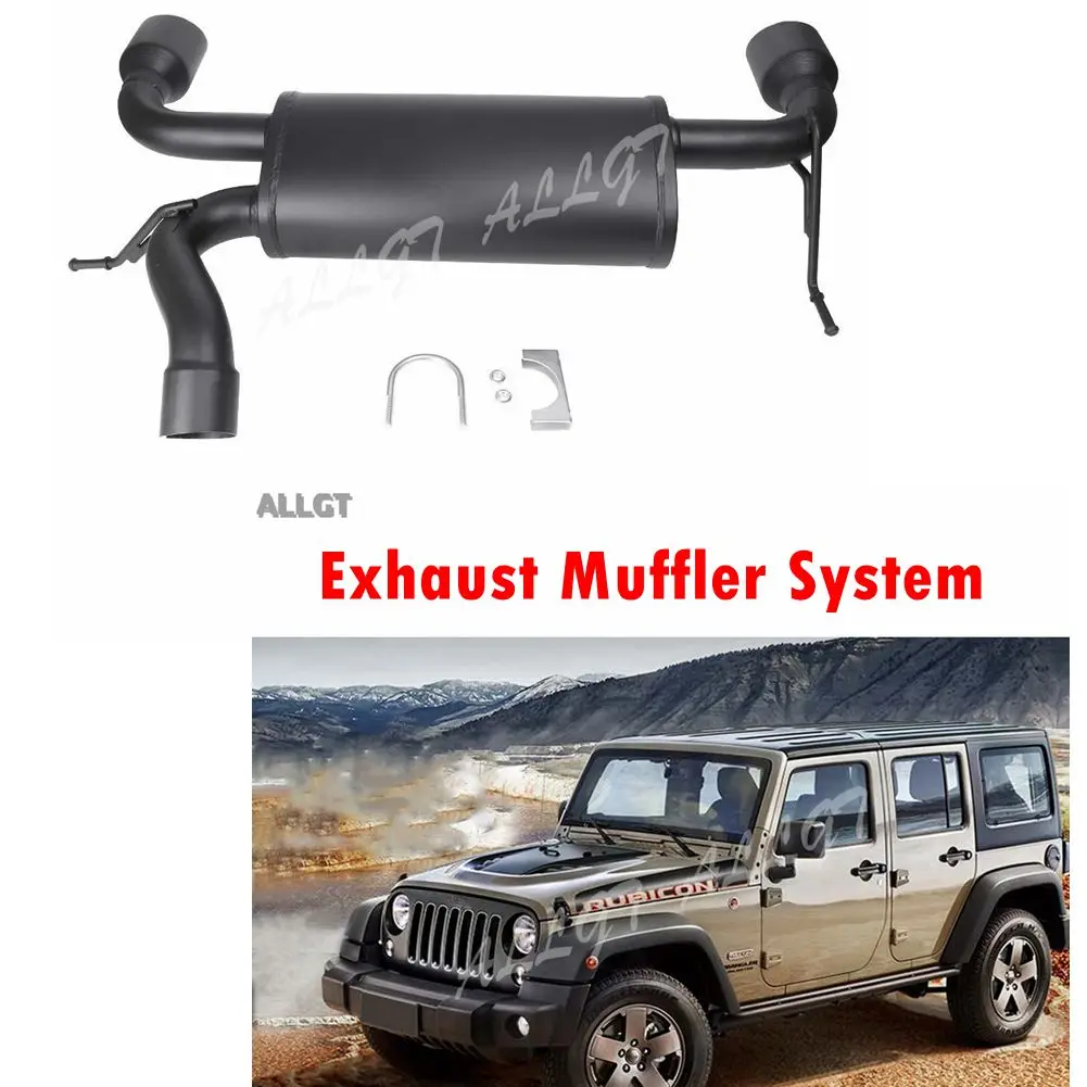 Система глушителя выхлопной трубы AxleBack для Jeep Wrangler JK Unlimited Rubicon 2007