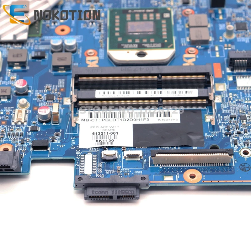 NOKOTION ноутбук материнская плата для hp probook 4525S материнская плата 613213-001 613211-001 48.4GJ02.011 материнская плата Бесплатный процессор
