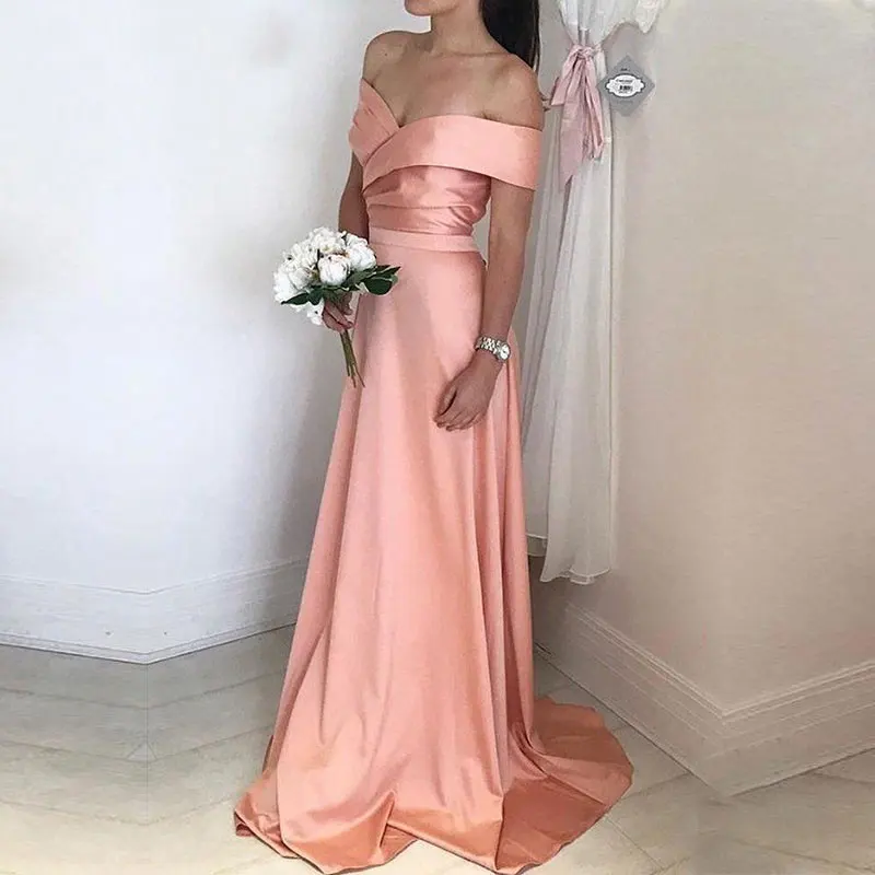 Новое поступление, вечерние платья для выпускного вечера vestido de noiva sereia, вечернее платье de soiree vestido novia, платье на молнии с вырезом лодочкой - Цвет: photo color