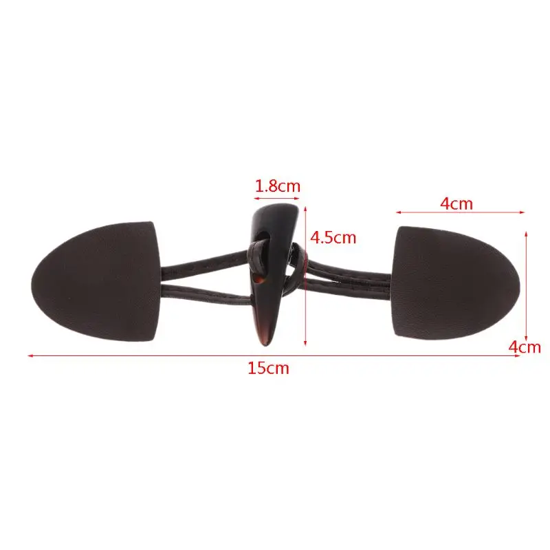 6 пар в партии Кожаный Рог Переключить Застежка на пуговицах пальто куртка с