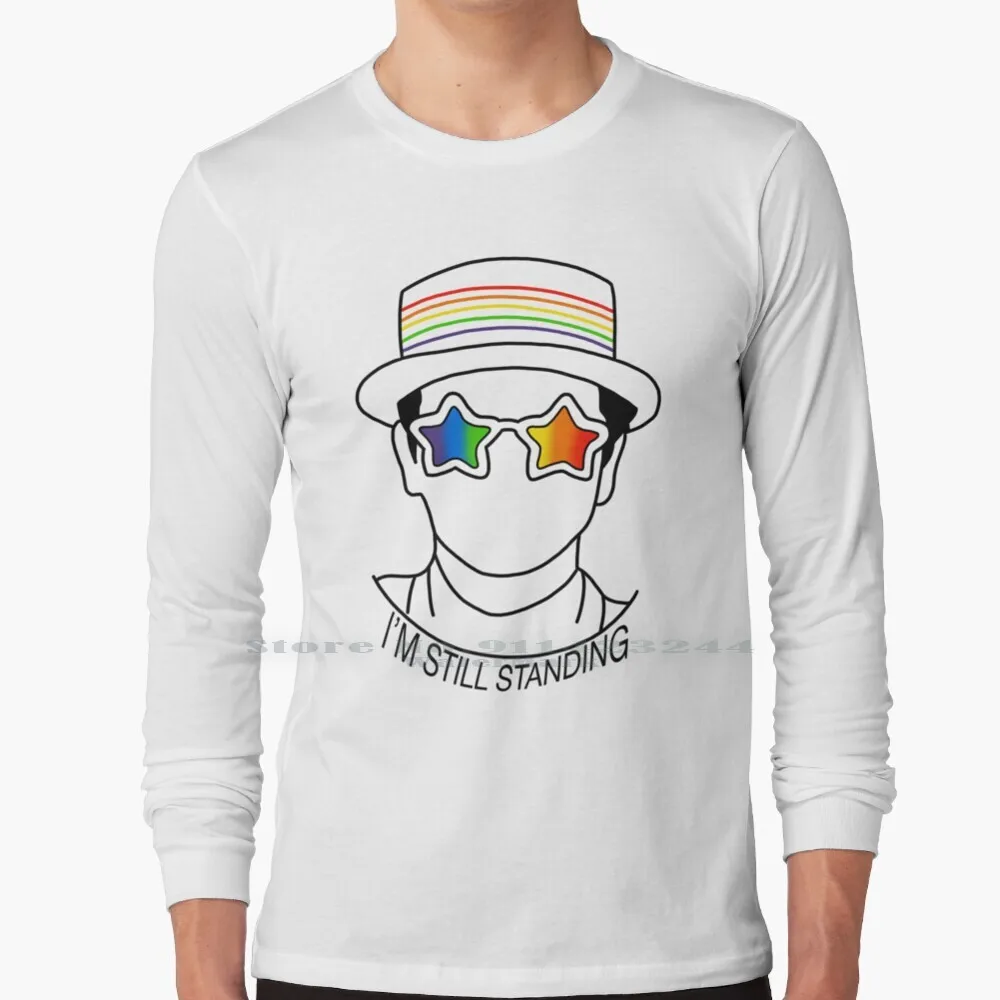 Я все еще стою фотография Элтон иконка гей красочный Джон флаг музыка