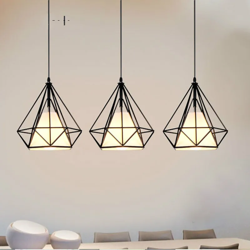 Подвесные светильники винтажная Подвесная лампа железная клетка искусство для