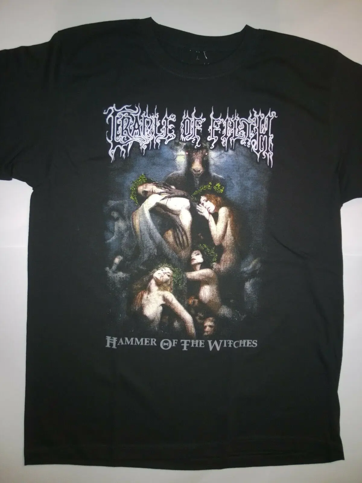 Футболка с изображением Колыбель флюти димму боргир император Сатирикон Бегемот