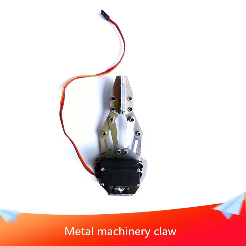 

DIY Robot Mechanical Claw/Gripper of Manipulator/Robot Metal Paw Made of Thickened Hard Aluminum Alloy with 1pcs Servo Optional