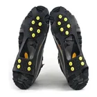 1 пара 10 шипов, противоскользящие шипы для захвата льда, шипы для зимнего скалолазания, противоскользящие шипы для снега, зажимы, накладки на обувь, кошки