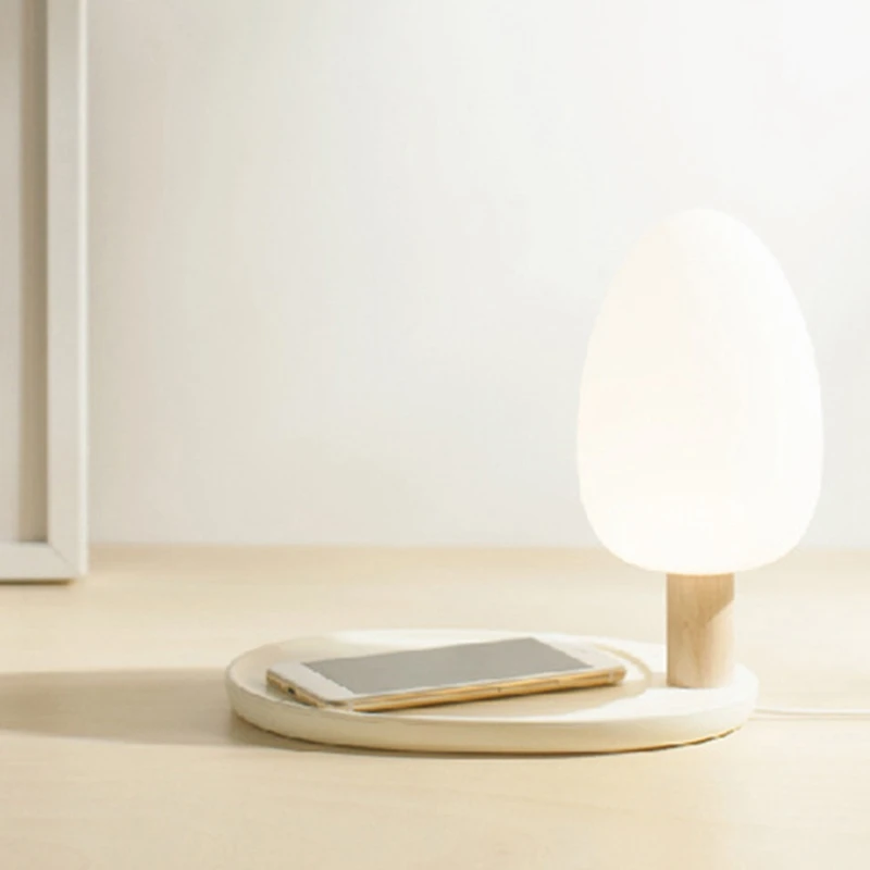 

Mobile Phone Fast Wireless Charging Desk Lamp Creative Contact Desk Lamp Bedside Night Light