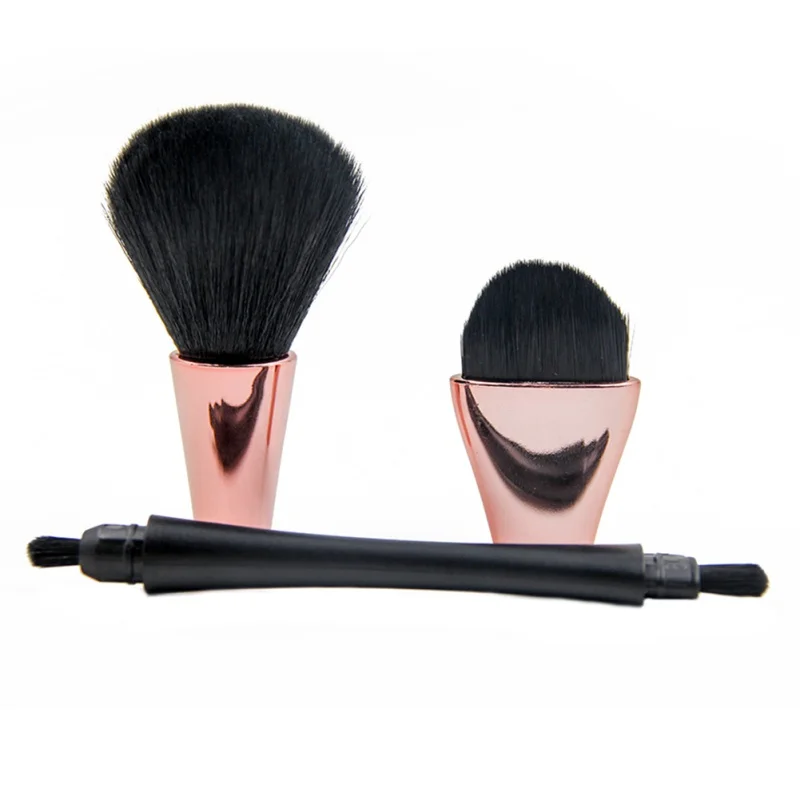 4 in 1 Foundation Makeup Brushes Makeup Tool Eyebrow Eyeliner Powder Concealer Makeup Cosmetics Tools