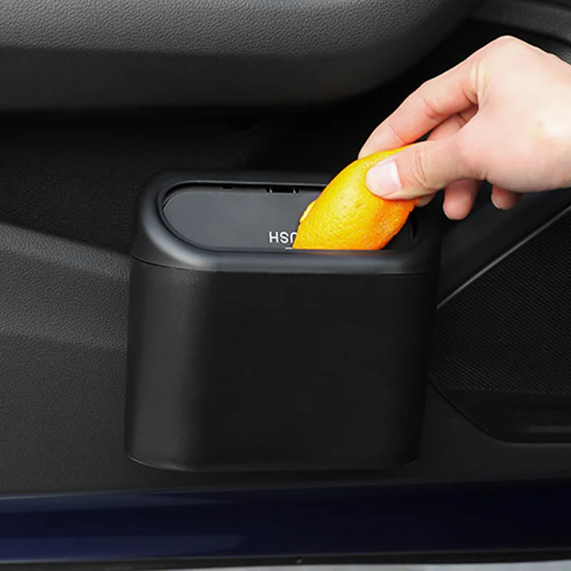 

Car Trash Can Interior Storage Box Door Seat Back Garbage Dust Bin for Audi all series Q3 Q5 SQ5 Q7 A1 A3 S3 A4 A4L A6L A7 S6 S7