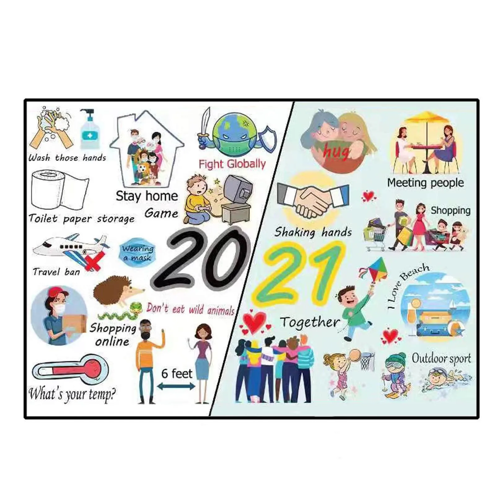 

1000pcs 2020 And 2021 Christmas Jigsaw Puzzle Beautiful Stylish Jigsaw Puzzle For Gifts Commemorate Personalized Decoration Gift