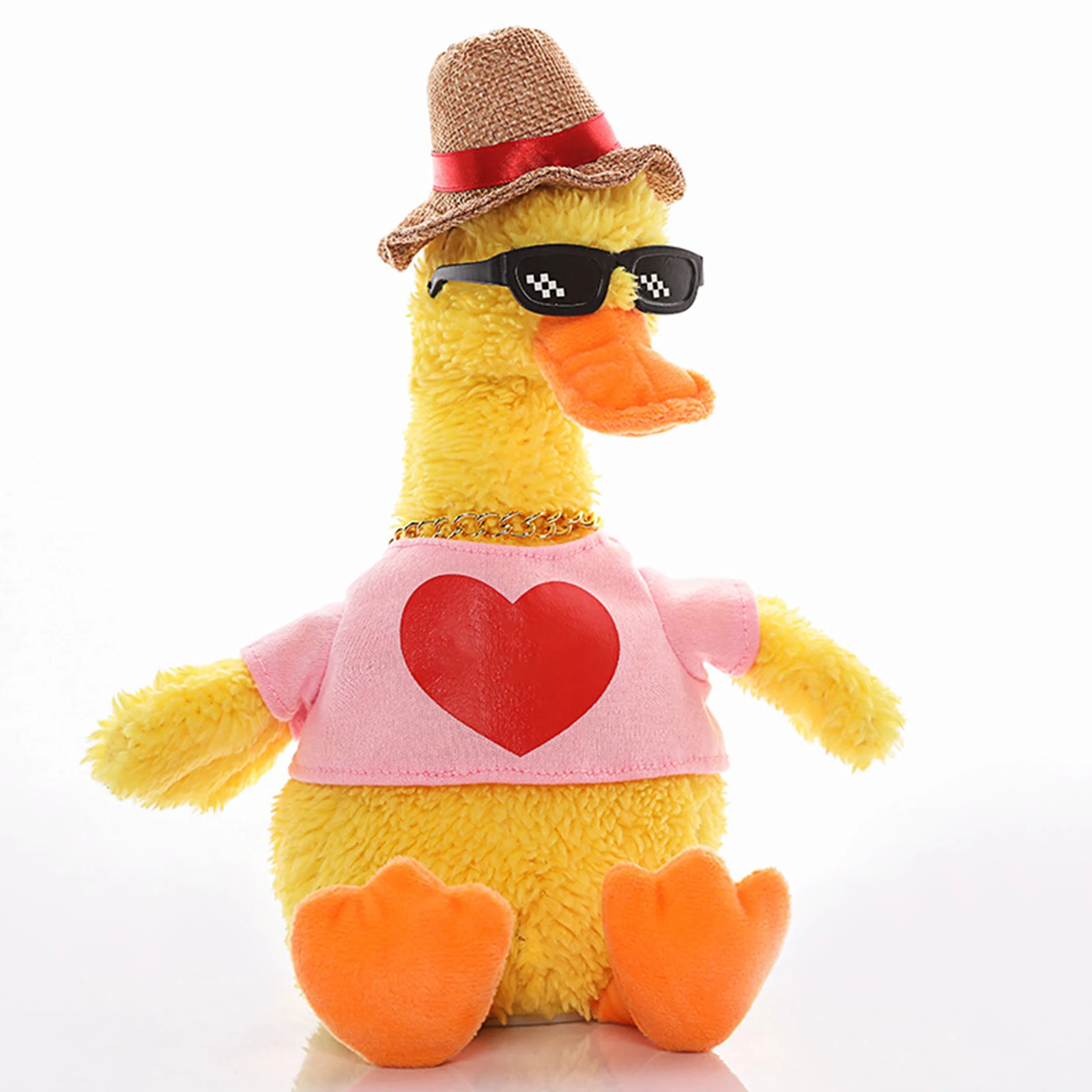 

Adorable Electronic Dancing Duck Plush Toy Duck Doll Kids Birthday Gift