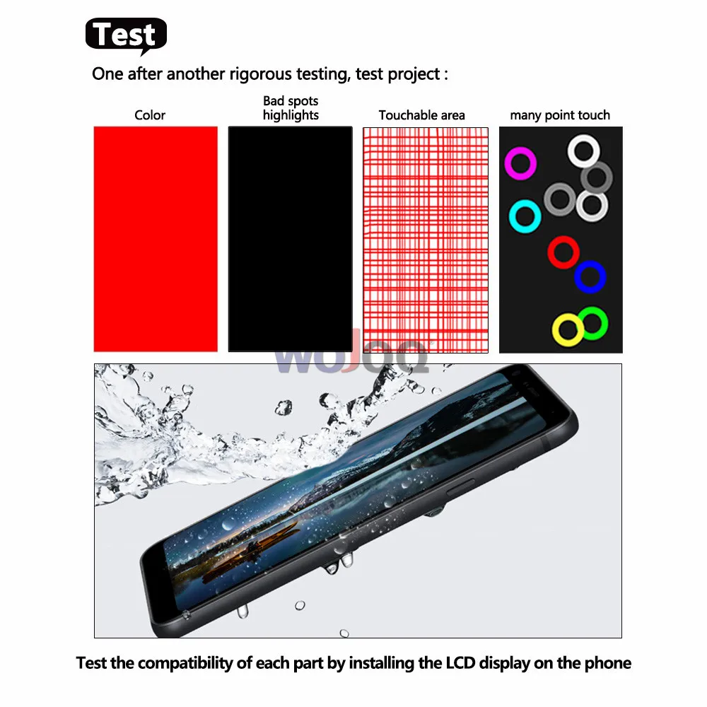 

Single SIM Origina For LG Q7 Q610 LCD Display Screen Touch Digitizer Assembly Replacement