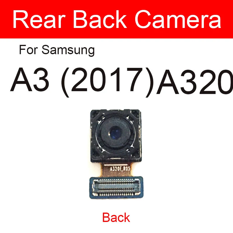 Основной большой модуль задней камеры гибкий кабель для Samsung Galaxy A3 2017 A320 задняя