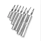 5 шт.лот для рыбалки свинцовый грузила 3,55710121518 г цилиндрическая рыболовная приманка для ловли карпа, рыболовная снасть, аксессуары для рыбы