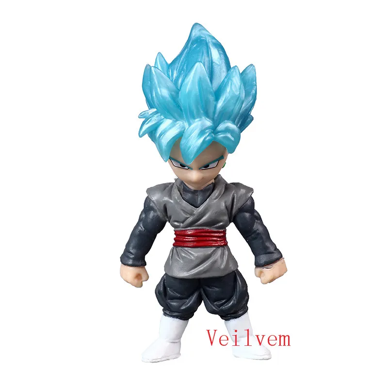 Dragon Ball Z Resurrection F Golden Frieza freeza морозильник против Гоку фигурка модель игрушки ПВХ Коллекционная кукла - Цвет: 8cm MINI size DRX27
