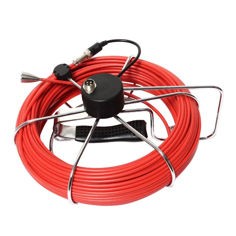 50M Replacement Cable for Under Water Sewer Drain Pipe Wall Inspection Camera Waterproof Video Snake Sewer Drain camera cable