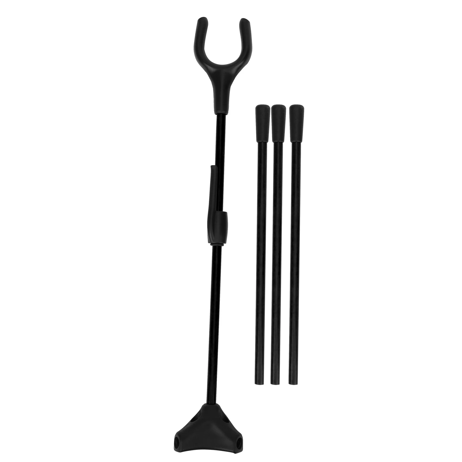 Folding Recurve Bow Stand Holder Archery Straight Bow Stander for Hunting Outdoor Sports