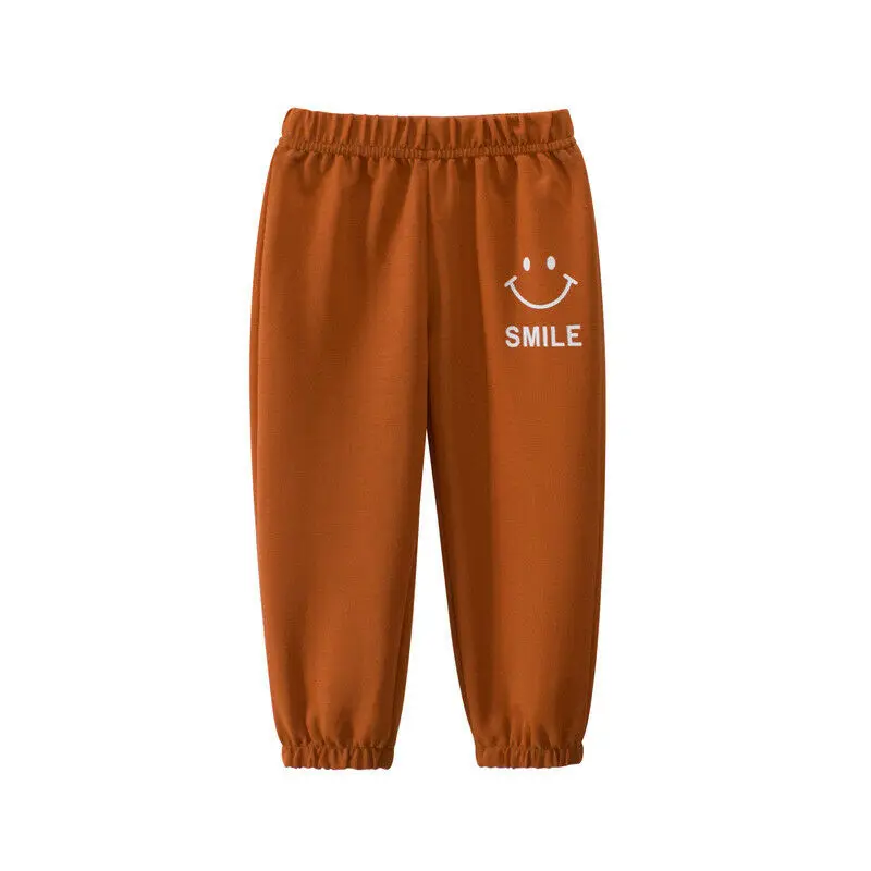 Новинка 2020 года модные детские длинные однотонные повседневные свободные штаны