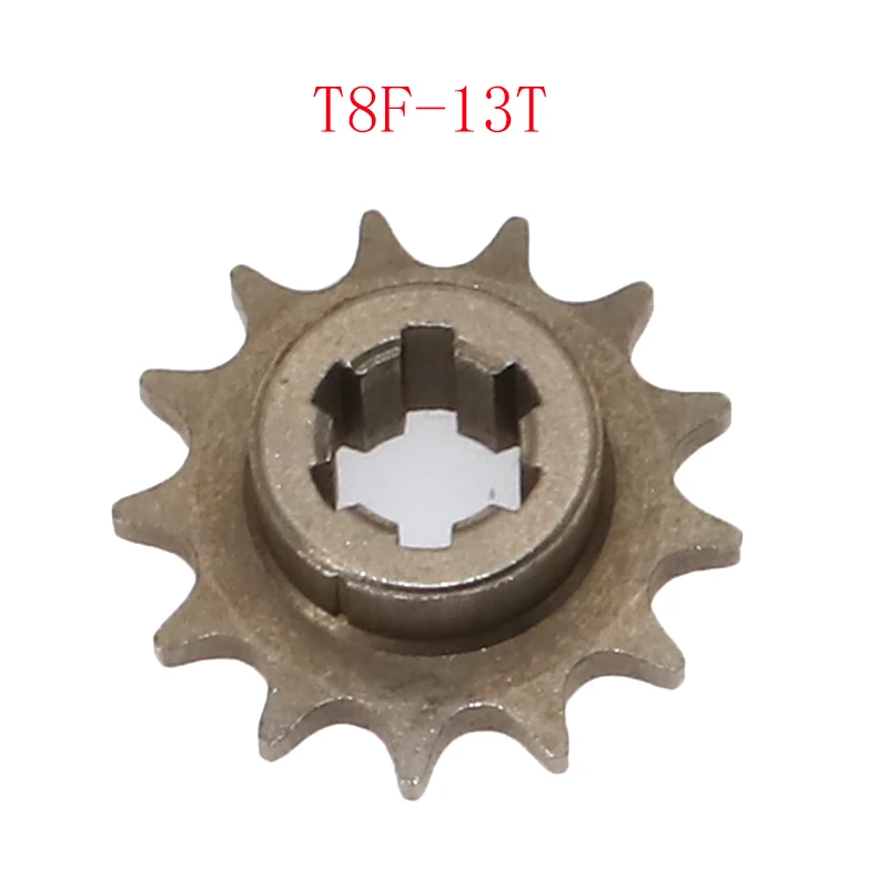 

Передняя звездочка T8F 11 13 14 17 20 зубьев 11T 13T 14T 17T 20T для 2-тактного 47cc 49cc Mini Moto Pocket Atv Dirt Bike