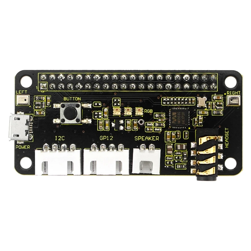 

Hot-sale High Quality ReSpeaker 2-Mic Pi HAT V1.0 for Raspberry Pi Zero and Zero W, Raspberry Pi 4B, Pi 2B and 3B XXUC