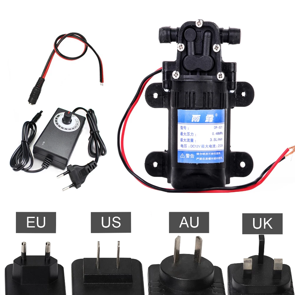 Сельскохозяйственный Электрический водяной насос постоянного тока 12 В с