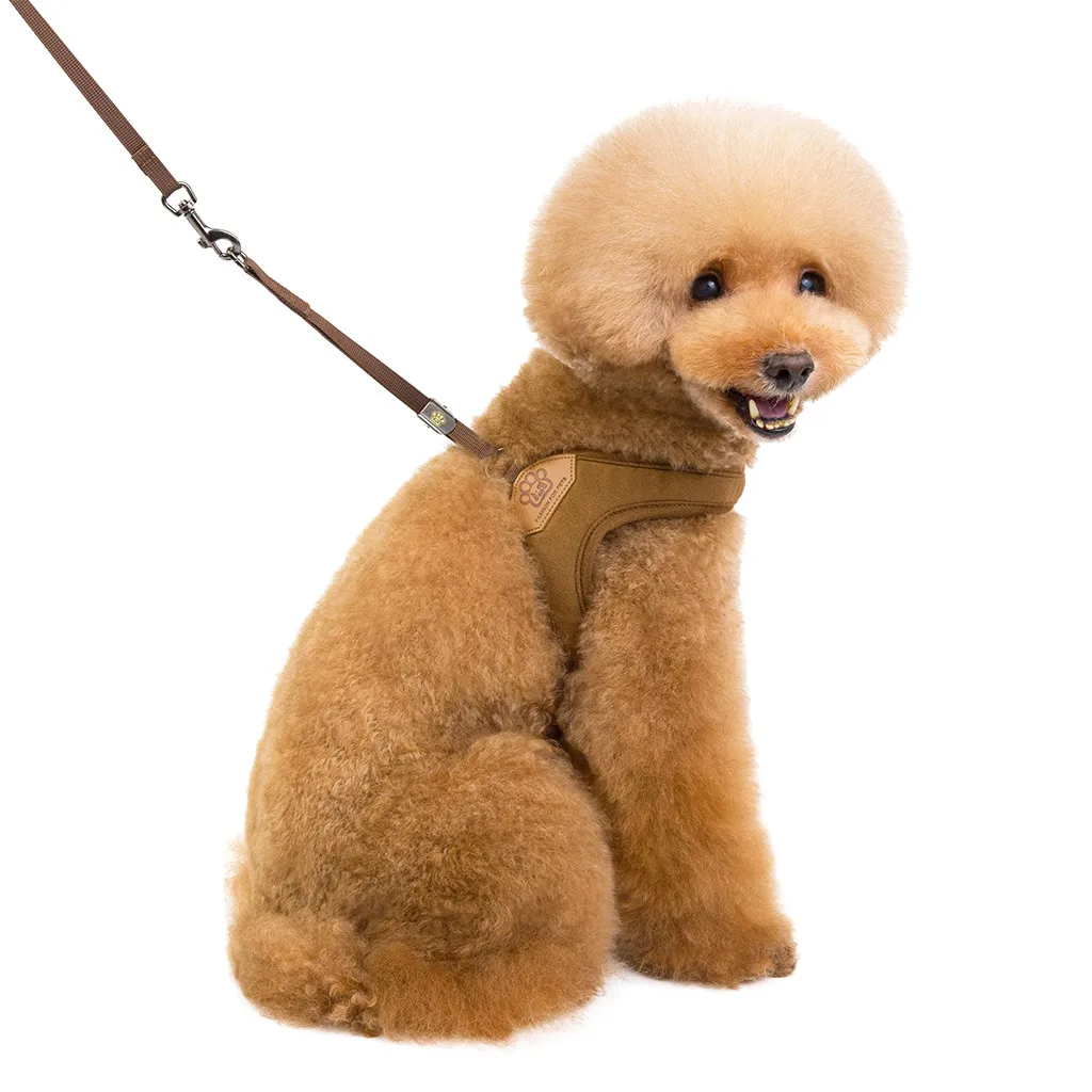 Новый Регулируемый ремень для поводка питомцев кошек и собак дышащая тяга модный