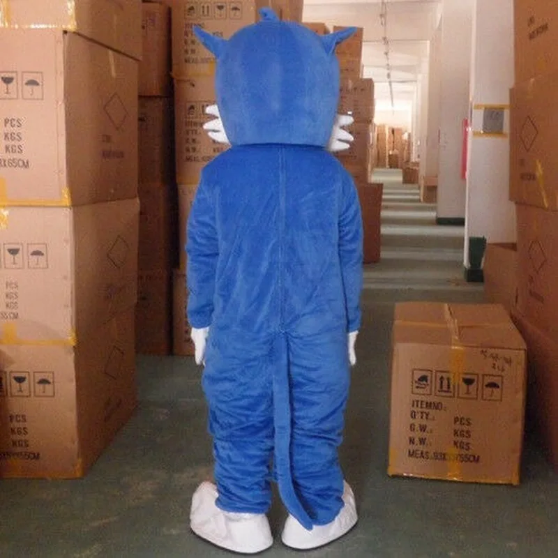 Новинка маскарадный костюм синей кошки нарядное платье для вечевечерние