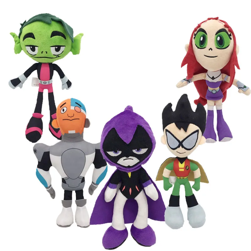 Новинка плюшевые игрушки Titans GO Робин ворон зверь мягкие куклы детские из фильма и