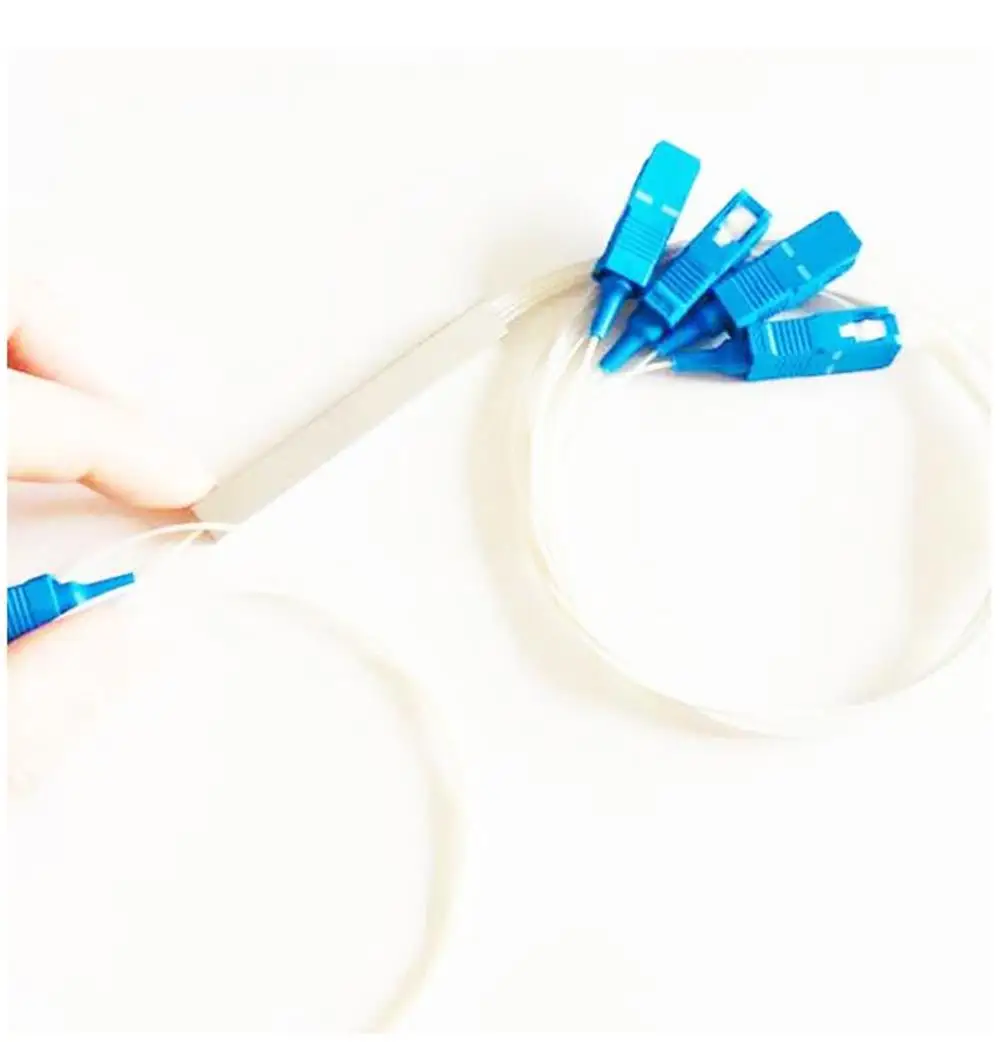 Трубчатый Соединительный Сплиттер Волоконно-оптический ПЛК SC/UPC SC APC Mini 1x4 1m 10