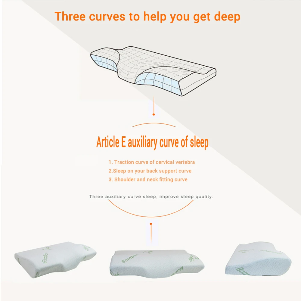 50*30 см Memory Foam постельные принадлежности защитная подушка для шеи медленный отскок Подушка-бабочка здоровье затылочный шейный