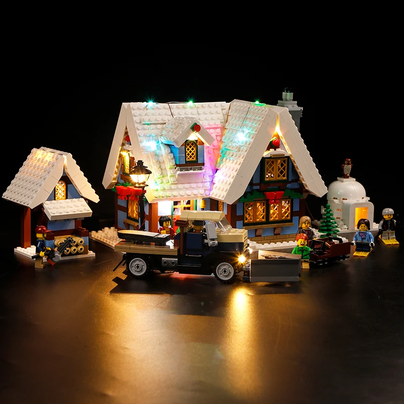 

Led Light Compatible For 10229 LIGHT KIT Christmas Winter Village for City Train (Only LED Light, No Block Kit)