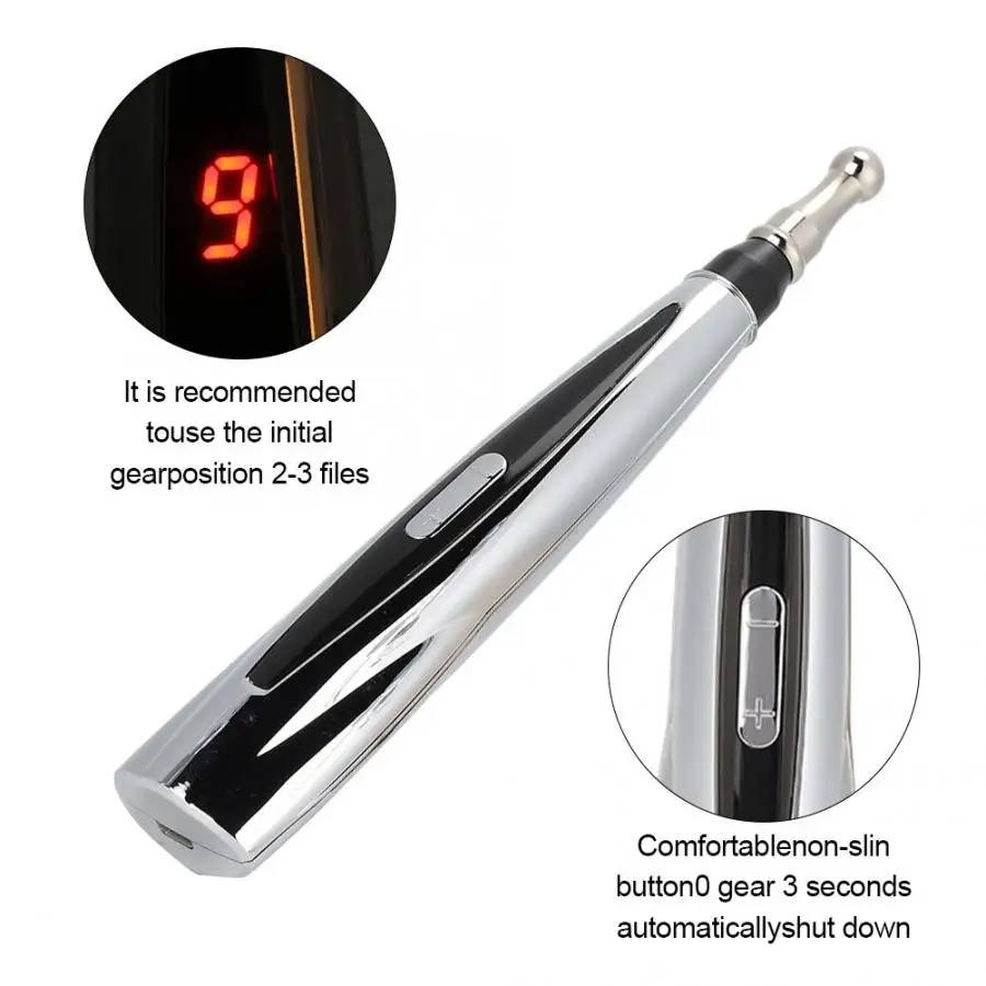 USB Электронная ручка для иглоукалывания боль Стресс Расслабляющий массаж