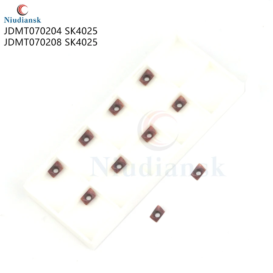 

JDMT070204 SK4025 JDMT070208 SK4025 Carbide Inserts CNC Metal Lathe Tool Milling Blades Milling Turning Tool For Stainless Steel