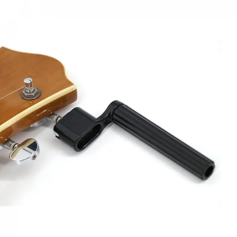 hohe qualität schwarz kunststoff gitarre wickler schnelle geschwindigkeit elektrische gitarre zubehör bass peg kopf string tuning reparatur