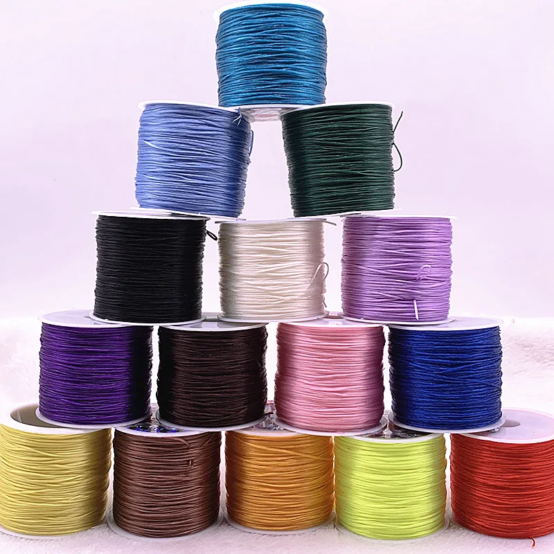 50 м/рулон прочный эластичный шнур с бусинами | Дом и сад