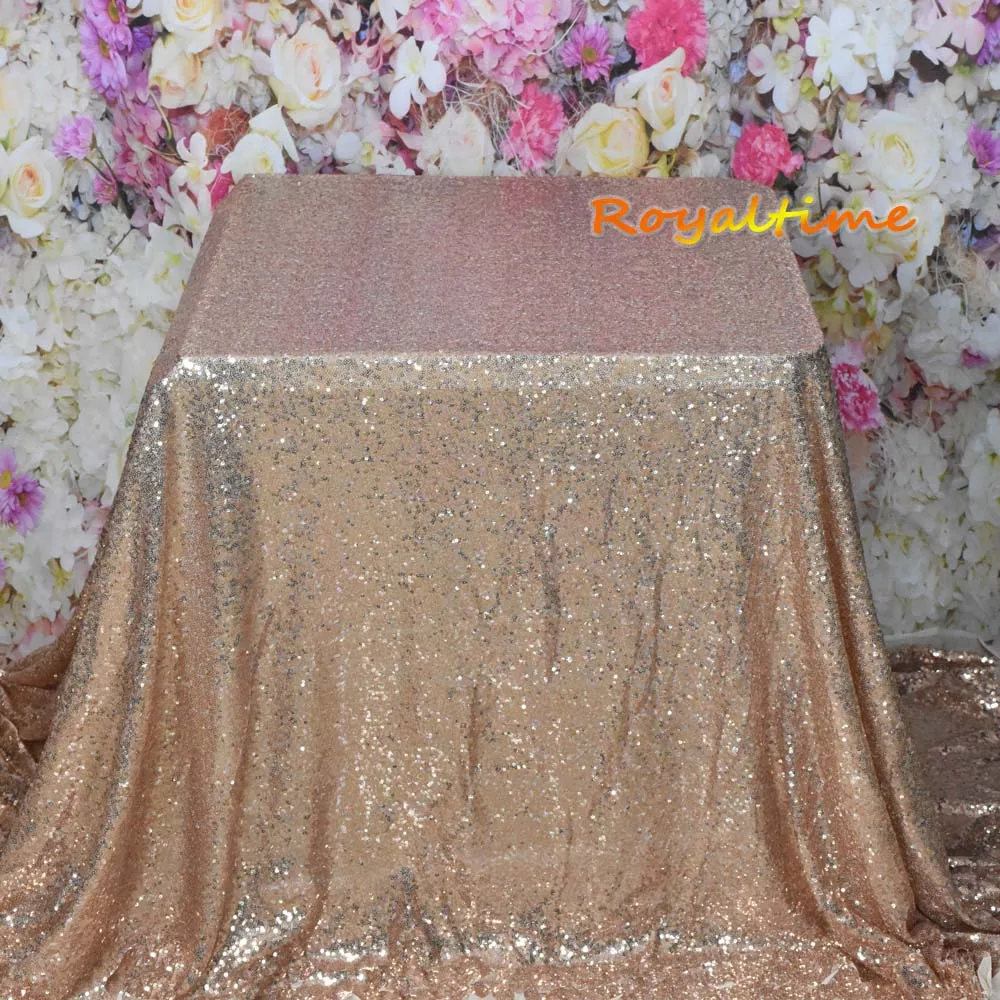 

Прямоугольная скатерть с блестками 72x7 2in/90x132in-скатерть цвета шампанского с золотыми блестками для свадебной вечеринки, Рождественское укра...
