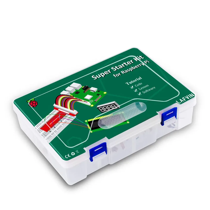 

LAFVIN Super Starter Kit for Raspberry Pi, Model 4 3B+ 3B 3A+ 2B 1B+ 1A+ Zero W+ Diy Kit