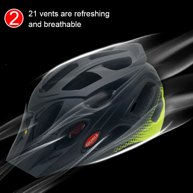 Шлем для горного велосипеда XC мужской Сверхлегкий защитный Регулируемый шлем