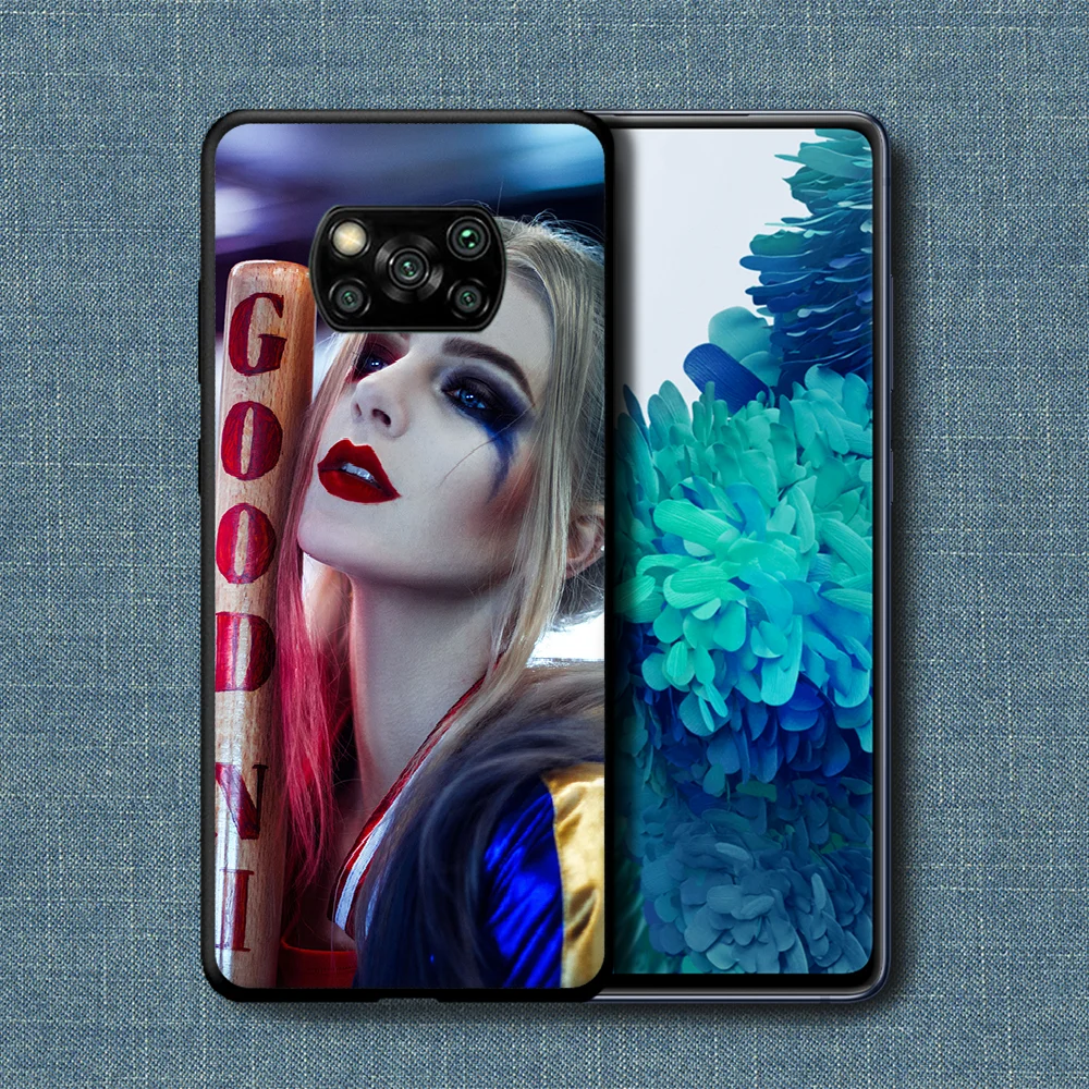 

Harleen Quinzel Joker Phone Case For Xiaomi Mi Note 10 A3 9 MAX 3 A2 8 9 Lite Pro Ultra black Prime Soft Bumper Silicone Coque