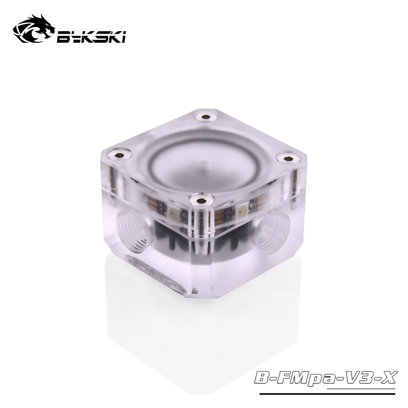 Bykski водяное охлаждение акриловый индикатор потока G1/4 нить 12 в RGB/5 В A RGB освещение