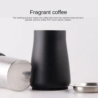 fragrance smelling cup of coffee after powder grinding bean powder machine sieve cup filter screen
