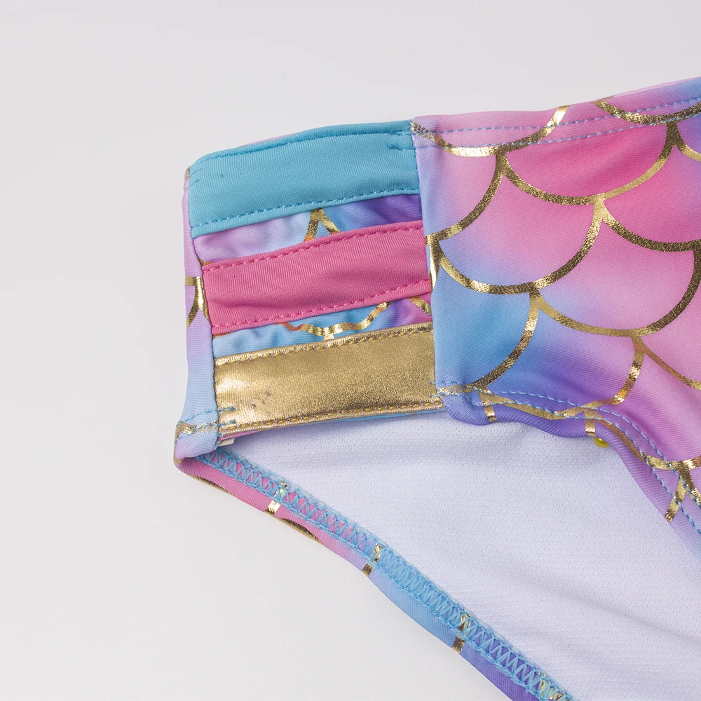 Разные Стильные Детские бикини с рыбьей чешуей купальный костюм для девочек