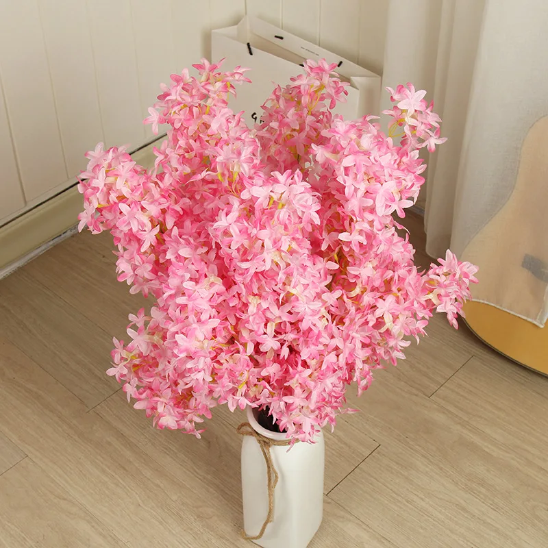 1 шт. искусственный цветок сиреневый крест украшение для дома офиса свадьбы