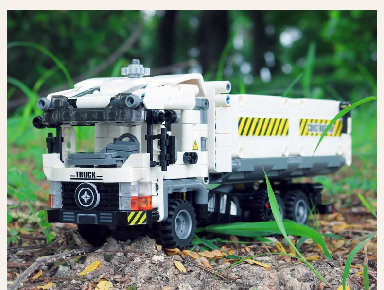 799 шт. Technic Engineering Truck строительные блоки технические автомобильные кирпичи развивающие игрушки DIY для детей MOC совместимы 20005