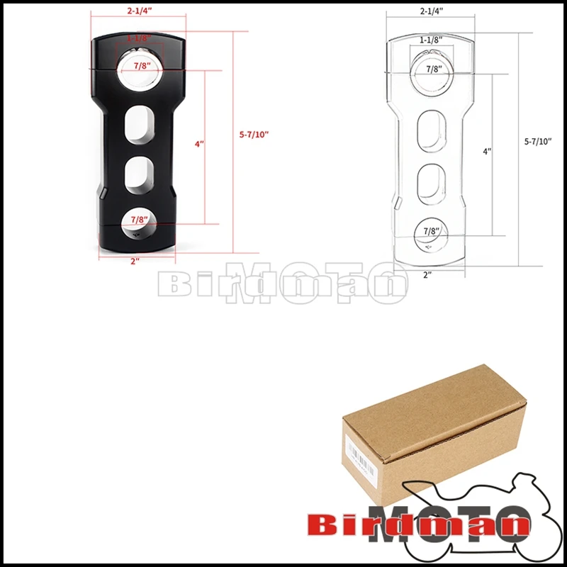 Алюминиевые мотоциклетные крепления для Honda BMW R1200gs пара 4 дюйма регулируемые на