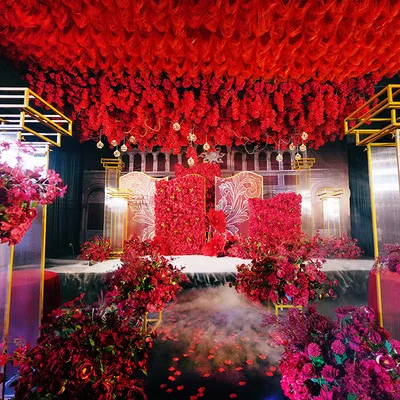 Искусственный цветок разных цветов гортензии ряд 40*60 см свадебный фон стены