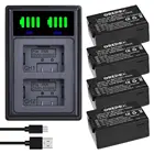 4 шт. DMW-BMB9 1300 мАч DMW BMB9 BMB9E батарея + Type-c светодиодный зарядное устройство для Lumix DMC FZ40K FZ45K FZ47K FZ48K FZ60 FZ70 FZ80 FZ100K
