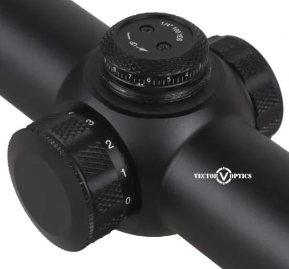 Vector Optics Grizzly 3-12x56 Riflescope For Hunting Center Dot Illuminated With German#4 Etched Glass Reticle Long Eyerelief