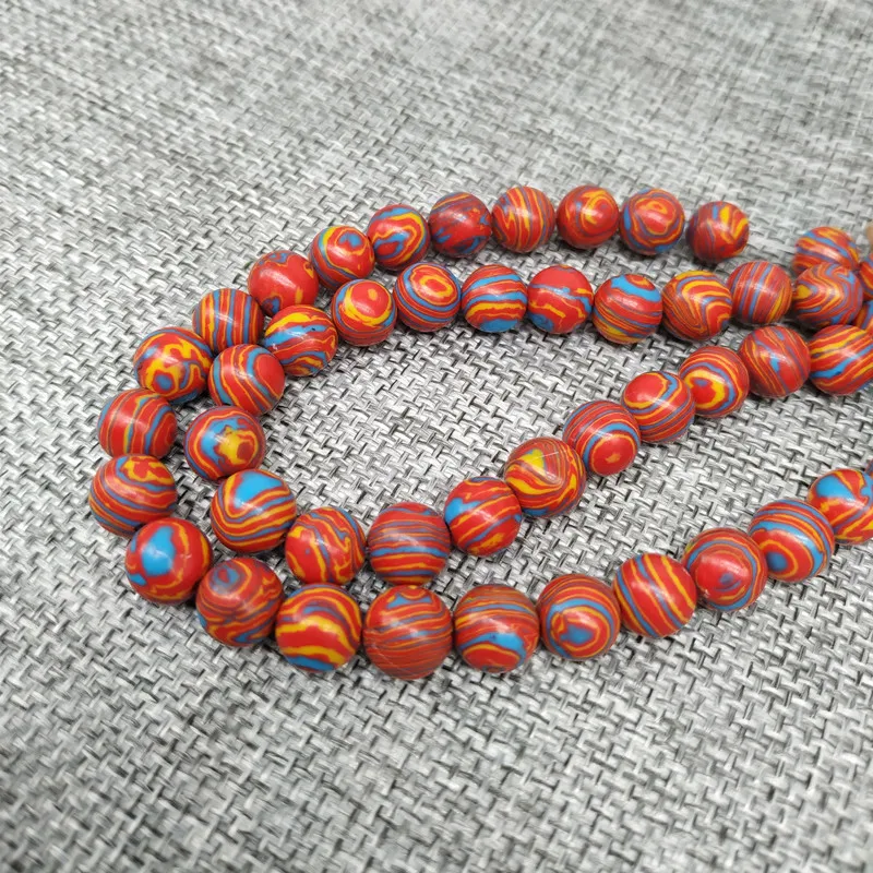 Wholesale Turquoises Sea Sediment Malachite Natural Stone Beads Loose Spacer for Jewelry Making 4 6 8 10 12mm DIY Bracelet | Украшения и